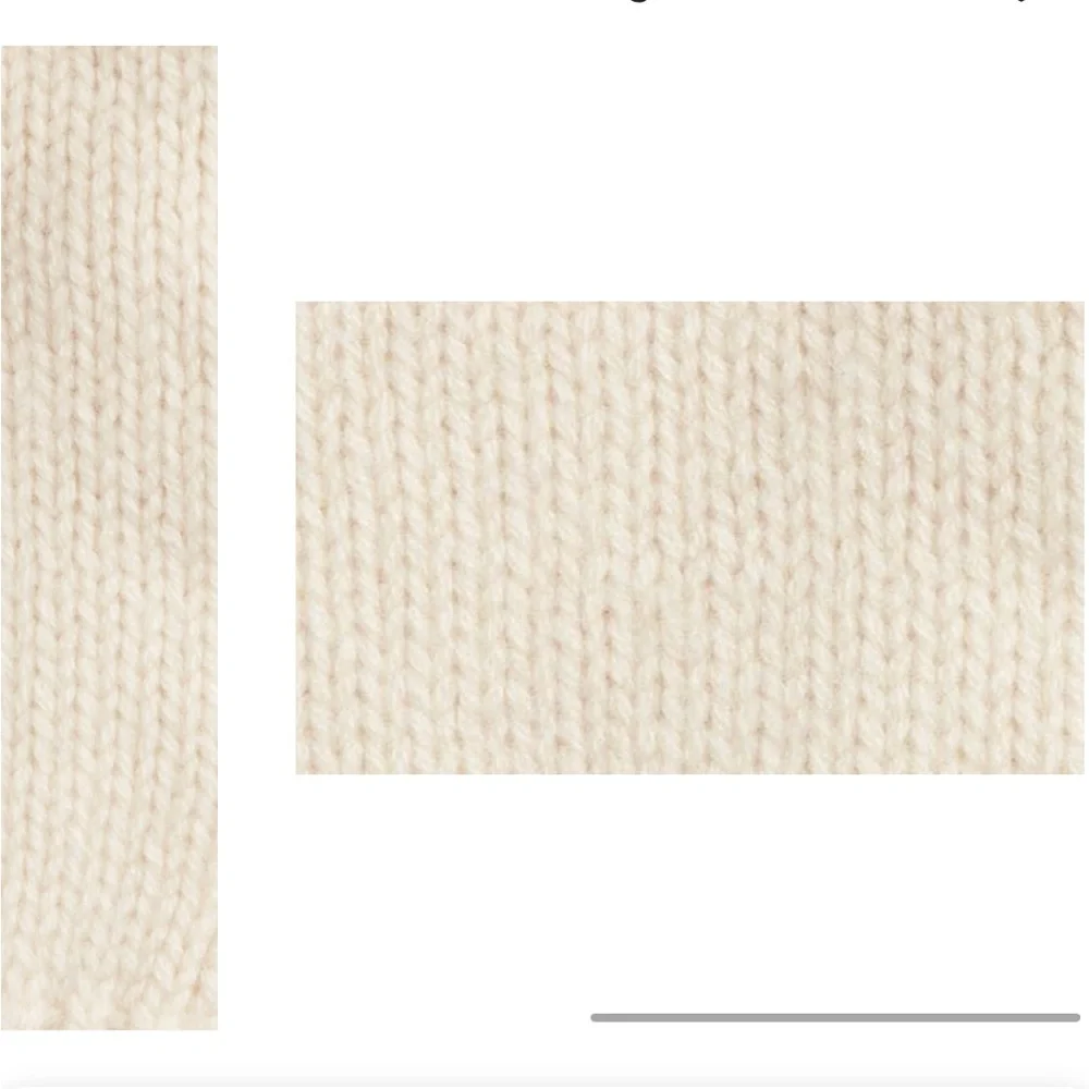KHAITE Kai Cashmere Fingerless Gloves Cream